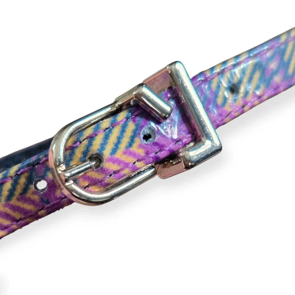 Larroude (Larroudé) Ari Checkered Plaid Mary Jane Platform Pumps‎ Size 7.5 - Picture 4 of 8